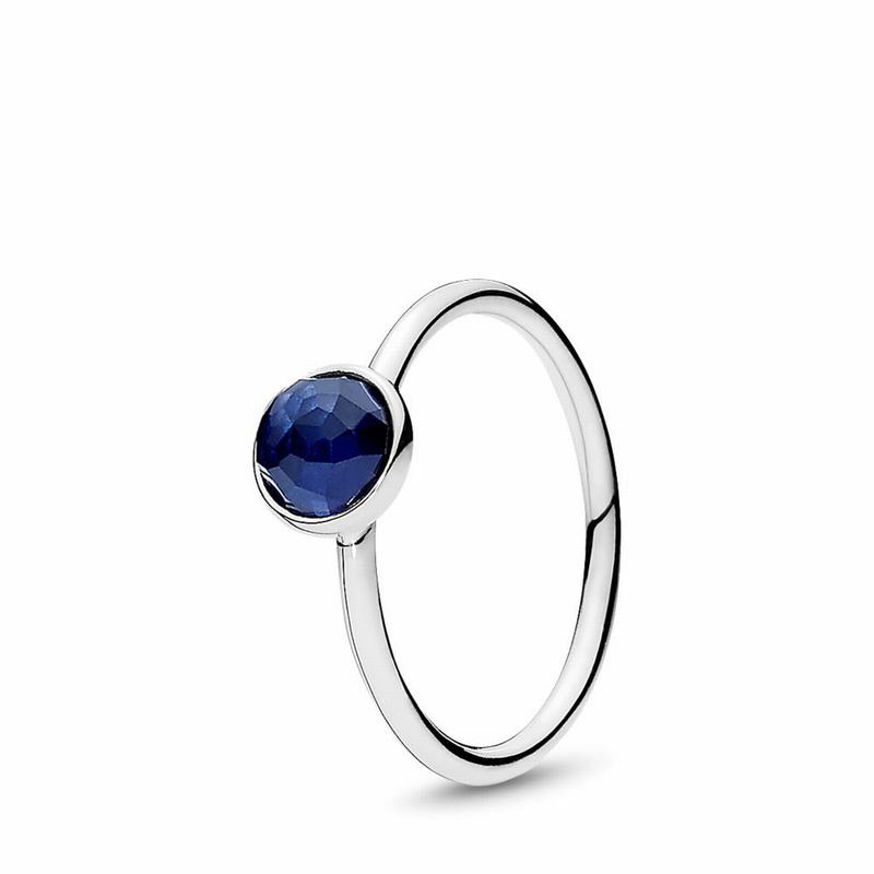 Pandora September Droplet Ring Silver Egypt XK8153097